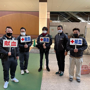 献血呼び込みボランティア